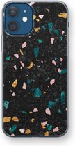 Case Company® - Hoesje geschikt voor iPhone 12 mini hoesje - Terrazzo N°10 - Soft Cover Telefoonhoesje - Bescherming aan alle Kanten en Schermrand