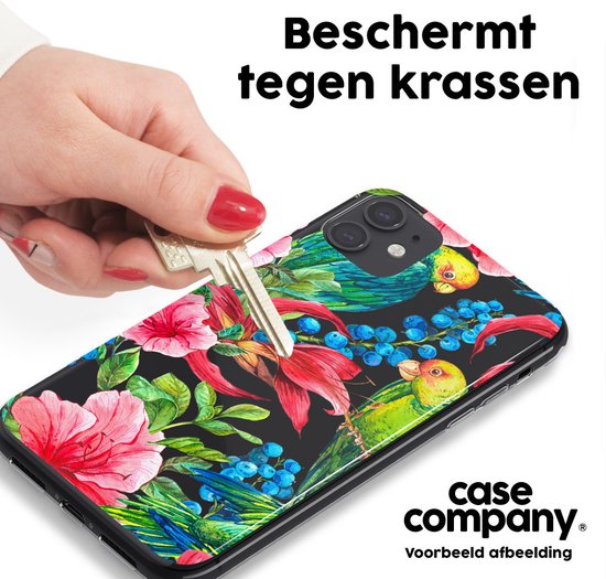 Case Company® - Coque iPhone 13 mini - Perroquets - Coque souple pour téléphone - Protection sur tous les côtés et bord de l'écran