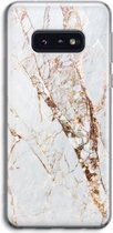 Case Company® - Hoesje geschikt voor Samsung Galaxy S10e hoesje - Goud marmer - Soft Cover Telefoonhoesje - Bescherming aan alle Kanten en Schermrand