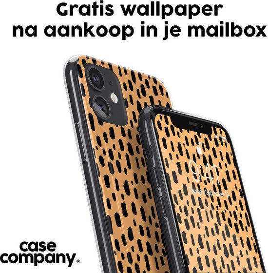 Case Company® - Hoesje met koord geschikt voor Samsung Galaxy A51 5G hoesje met Koord - Panter - Telefoonhoesje met Zwart Koord - Bescherming aan alle Kanten en Over de Schermrand