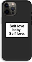 Case Company® - Hoesje geschikt voor iPhone 12 Pro Max hoesje - Self love - Biologisch Afbreekbaar Telefoonhoesje - Bescherming alle Kanten en Schermrand