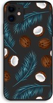 Case Company® - Hoesje geschikt voor iPhone 11 hoesje - Kokosnoot - Biologisch Afbreekbaar Telefoonhoesje - Bescherming alle Kanten en Schermrand