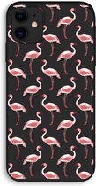 Case Company® - Hoesje geschikt voor iPhone 11 hoesje - Flamingo - Biologisch Afbreekbaar Telefoonhoesje - Bescherming alle Kanten en Schermrand