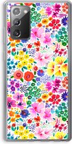 Case Company® - Hoesje geschikt voor Samsung Galaxy Note 20 / Note 20 5G hoesje - Little Flowers - Soft Cover Telefoonhoesje - Bescherming aan alle Kanten en Schermrand