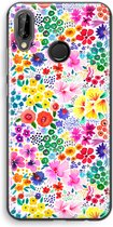Case Company® - Hoesje geschikt voor Huawei P20 Lite hoesje - Little Flowers - Soft Cover Telefoonhoesje - Bescherming aan alle Kanten en Schermrand