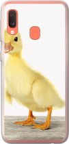 Coque Samsung Galaxy Chambre de bébé - Bébé - Caneton - Poussin Canard - Doux - Chambre de bébé - Chambre de fille - Coque de téléphone en Siliconen -