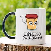 Haryy potter espresso patronum mok - Harry potter - Grappige cadeaus - Verjaardag cadeau - Cadeau voor man - Cadeau voor vrouw - Mok met tekst - Mokken - Best Cadeautjes - Thee glazen - Koffie mok