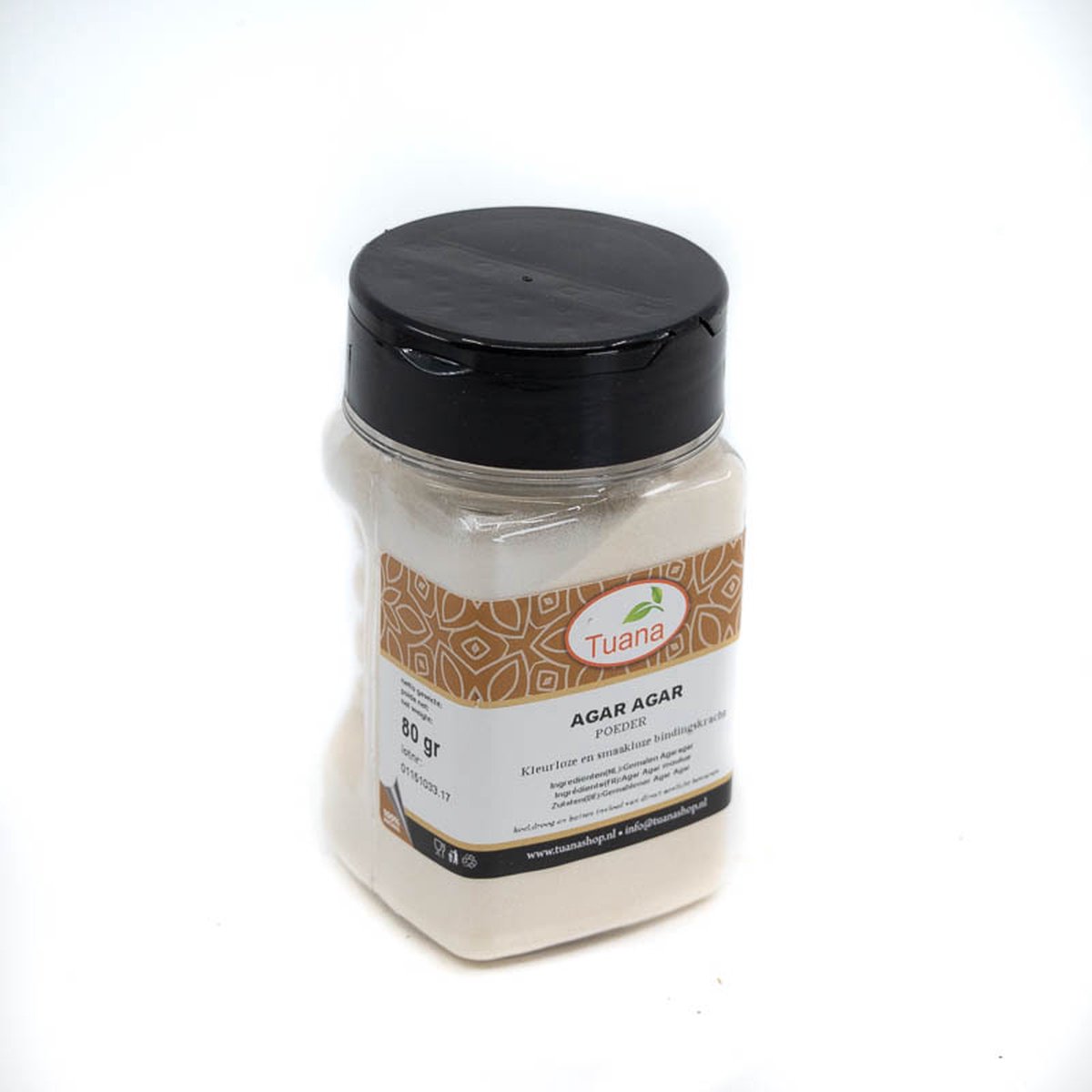 Goedkoopste Tuana Kruiden - Agar Agar - Strooibus 80 Gram - Kruiden Zonder Zout - MP0004
