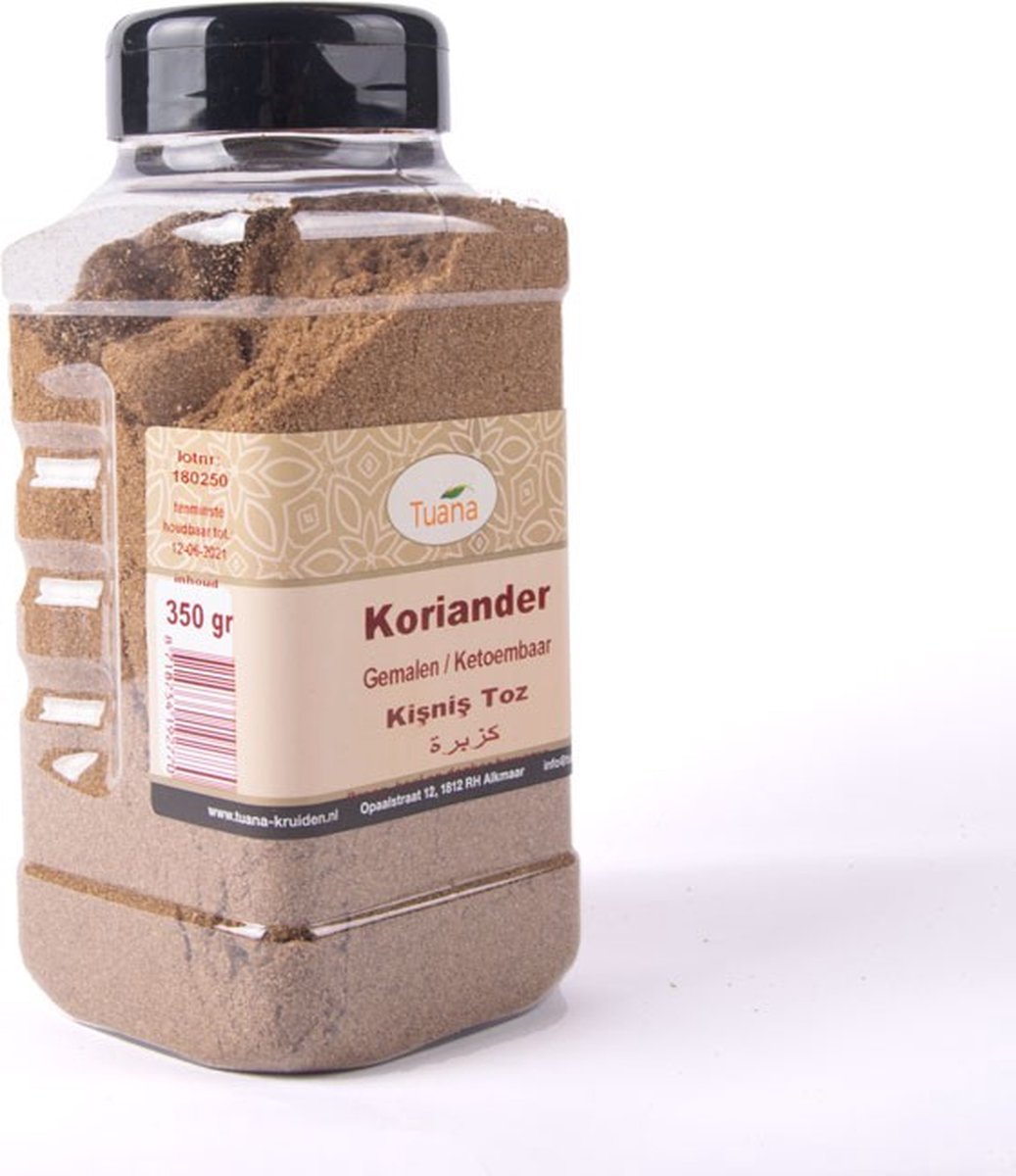 Goedkoopste Tuana Kruiden - Koriander Korrel / Ketoembar Kruiden - Zak 1000 Gram - Kruiden Zonder Zout - KZ0156