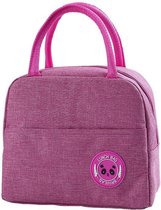 Lunch Bag - Paars/Roze | Koeltas | Polyester / Nylon | 23x15x20 cm | Fashion Favorite