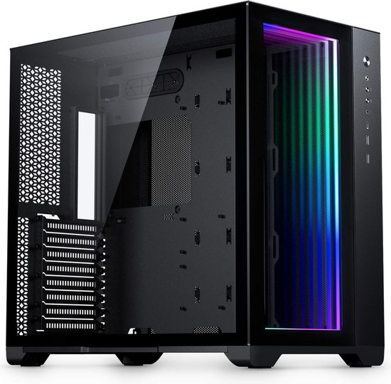 Magniumgear NEO Qube 2 IM, ATX Mid-tower, Digital-RGB Infinity Mirror front panel, Zwart