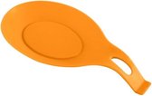 Lepelhouder – Lepellegger – Lepel Houder – lepelhouder aanrecht -  Keukengerei houder - Siliconen – Oranje
