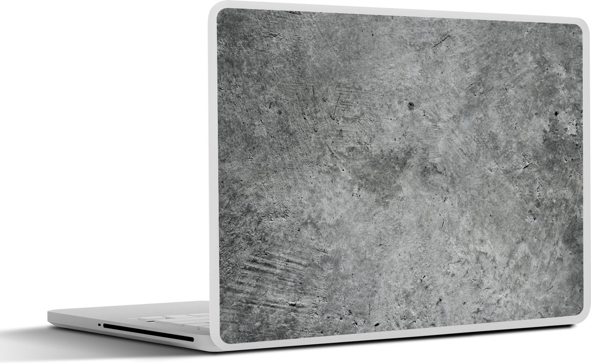 Laptop sticker - 13.3 inch - Vintage - Beton print - Stenen - 31x22,5cm - Laptopstickers - Laptop skin - Cover