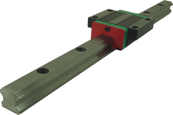 GooEquip - Set van 2 lineaire geleiders HGR20 800 mm - Lineaire rail met 4 glijblokken, voor 3D-printers, CNC-machines, elektrische apparaten, medische machines