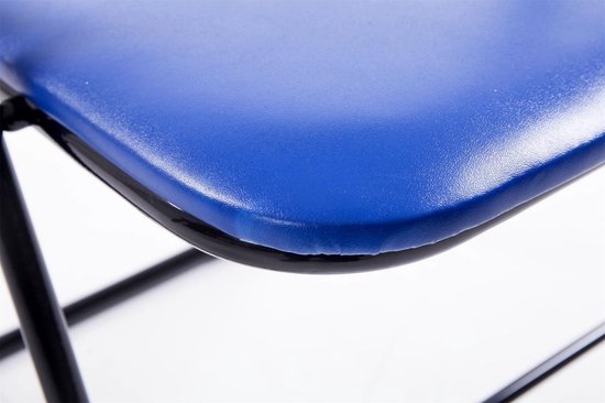 CLP Felix Set van 4 klapstoelen blauw/zwart