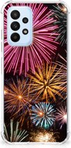 Anti-shock Hoesje met foto Geschikt voor Samsung Galaxy A23 Telefoon Hoesje met doorzichtige rand Vuurwerk