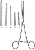 Belux Surgical Instruments / Kocher Ochsner Haemostatische Pincet, 1x2 -RVS-14 CM -Herbruikbaar, niet steriel en autoclaveerbaar