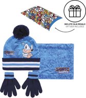 Sega Winterset Sonic Junior Acryl Blauw 3-delig One-size