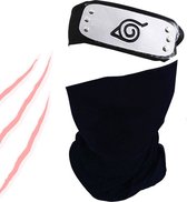 Naruto mask met hoofdband - Headband - Naruto hoofdband - Akatsuki - Sasuke - Manga - Heren - Dames - Anime - Kakashi - Obito