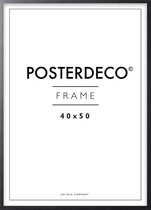 Fotolijst - Posterdeco - Premium Hout - Fotomaat 40x50 cm - Posterlijst - Fotolijstje - Zwart