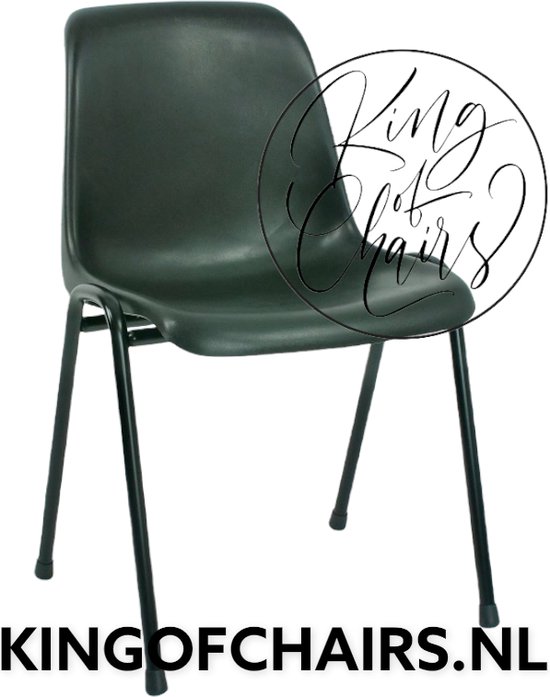 King of Chairs model KoC Daniëlle zwart met zwart onderstel. Stapelstoel kantinestoel kuipstoel vergaderstoel tuinstoel kantine stoel stapel stoel kantinestoelen stapelstoelen kuipstoelen De Valk 3360 keukenstoel bistro eetkamerstoel