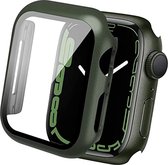 Arara Screenprotector Geschikt voor Apple watch case 7 serie Donkergroen - watch case 41 mm
