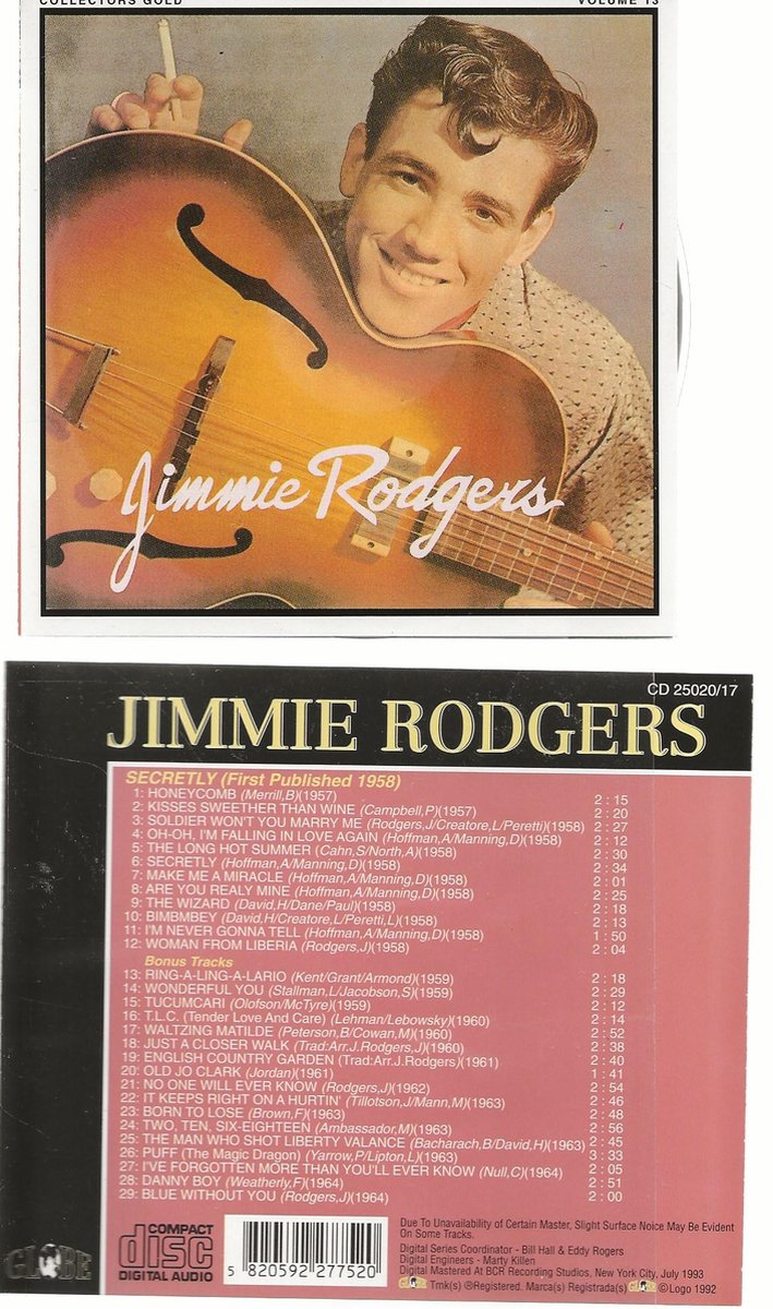 Collectors Gold - Jimmie Rodgers (CD) CD