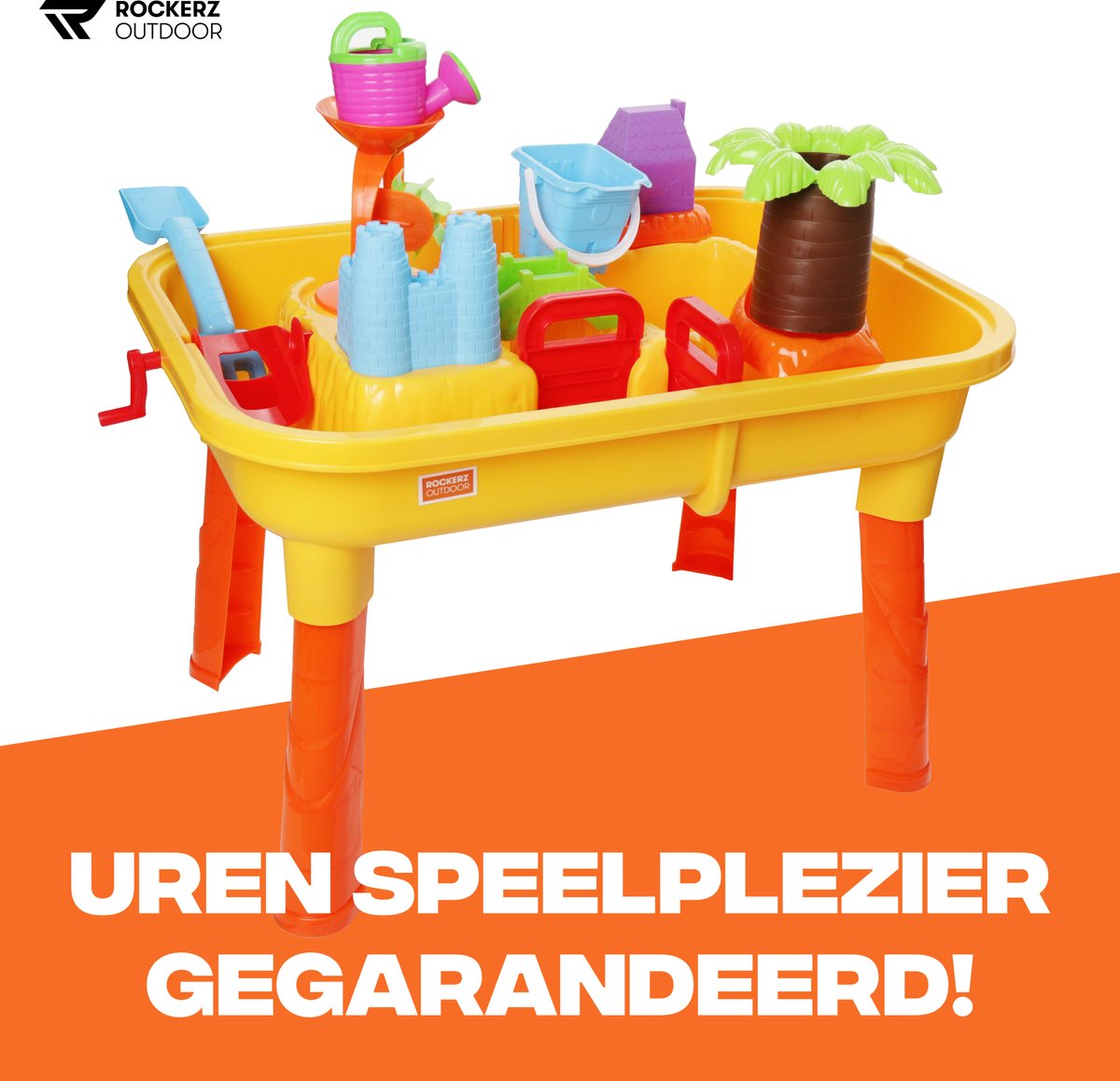 Heer Verlichting kroon Watertafel - Zandtafel - Speeltafel - Water speelgoed - Buitenspeelgoed -  25 delig -... | bol.com