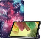 Hoes Geschikt voor Samsung Galaxy Tab S6 Lite Hoes Tri-fold Tablet Hoesje Case - Hoesje Geschikt voor Samsung Tab S6 Lite Hoesje Hardcover Bookcase - Galaxy