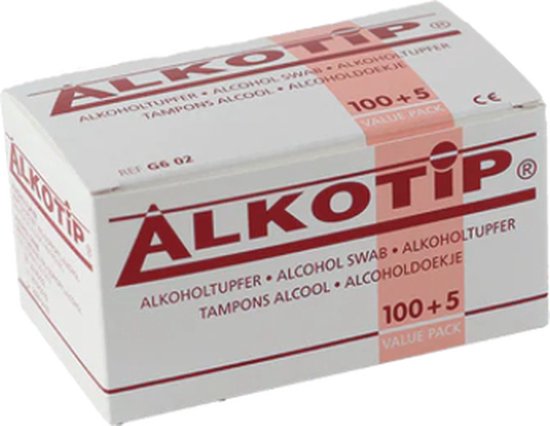 Foto: Alcoholdoekjes alkotip 100 5