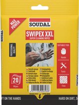 Soudal reinigingsdoekjes Swipex 20 stuks - Schoonmaakdoekjes