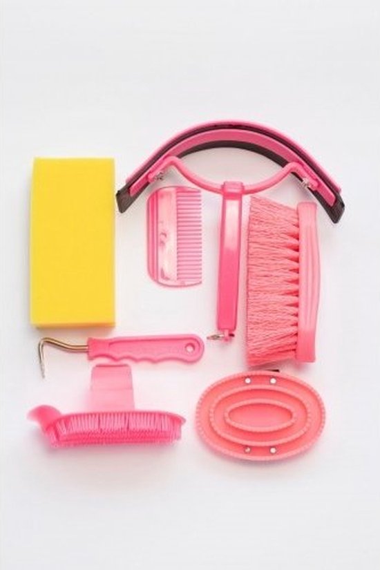 HB Showtime - Poetsset - Groomingkit - 7 Delig - Roze