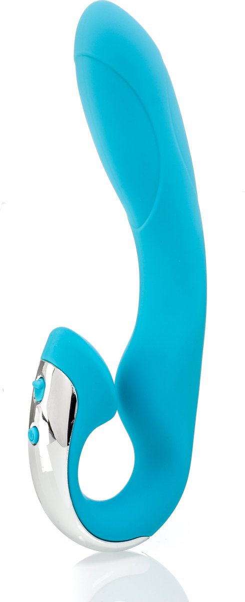 Goedkoopste ZENN - gebogen G-spot vibrator, vaginaal, extern, for hem en haar, spatwaterdicht, zacht silicone, 30 verschillende vibratie standen, USB oplaadbaar, makkelijk schoon te maken