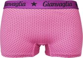 Dames boxershorts Gianvaglia 3 pack stippelmotief magenta L