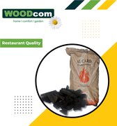 Houtskool Black Wattle (restaurant AAA) zak - 10kg voor bbq