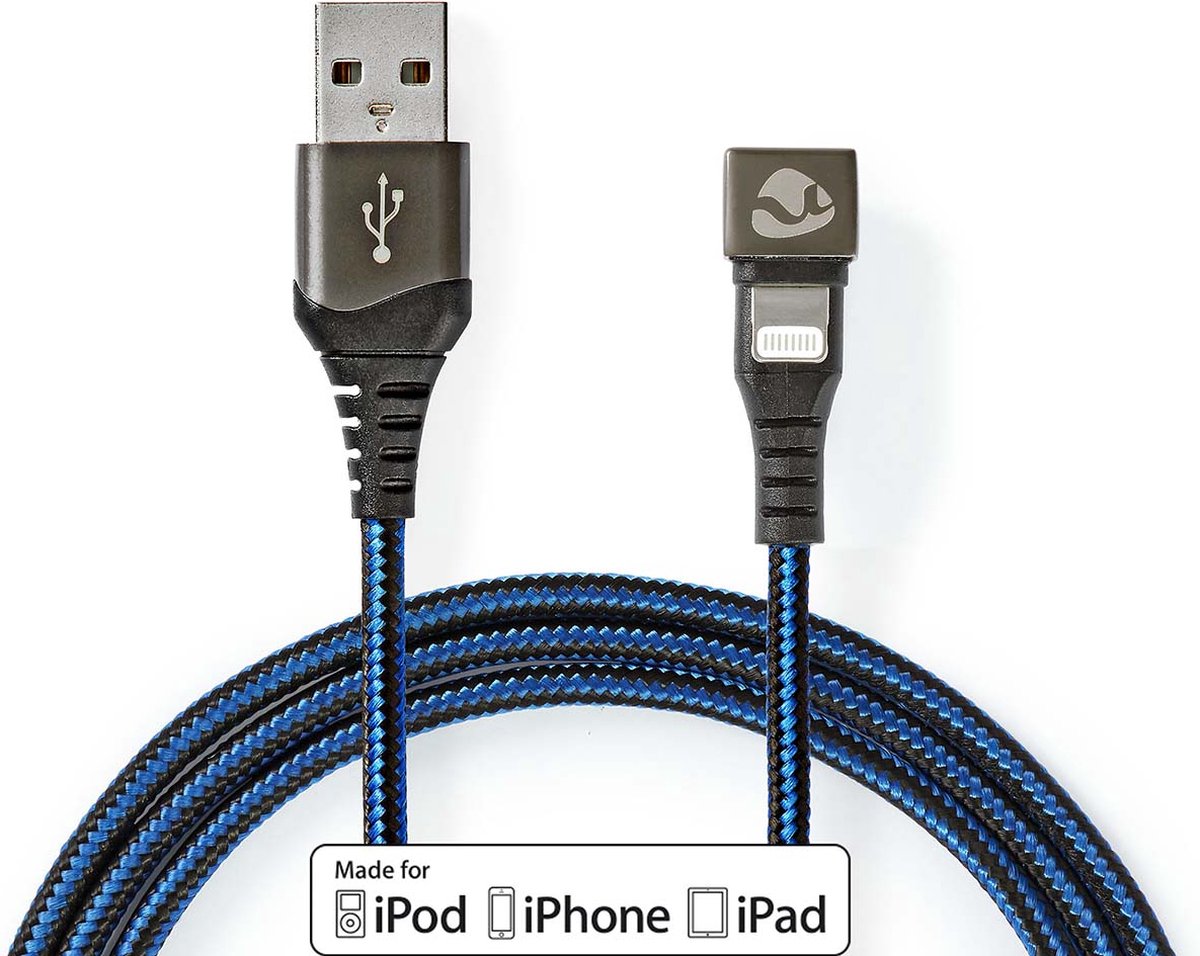 NEDIS GCTB39300AL10 USB-Kabel 1,00 m Zwart