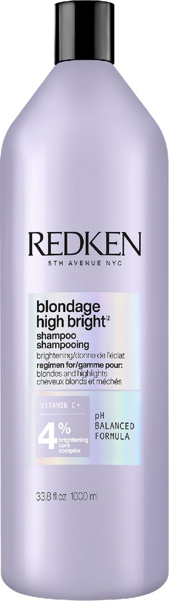 Redken - Blondage High Bright - Shampoo voor blond haar - 1000 ml