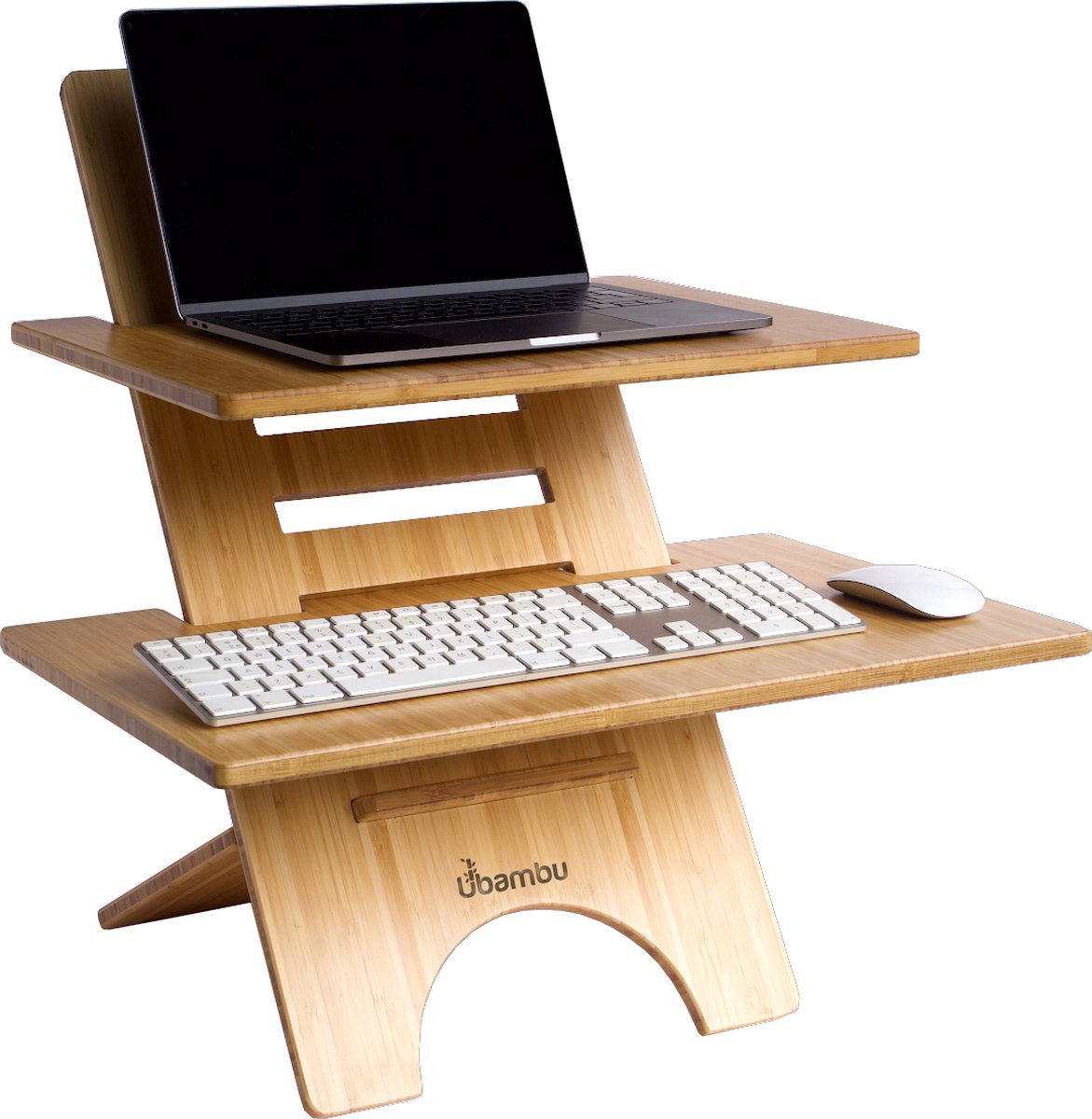Ubambu Sta bureau - Standing desk - Bamboe - Ergonomisch - Duurzaam - 57 x 60 cm