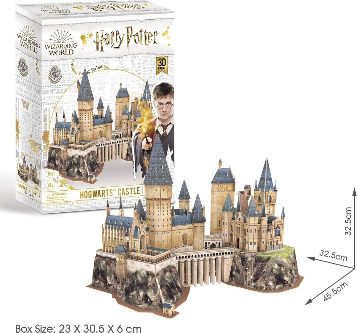 Ravensburger 3D Puzzel Harry Potter Zweinstein Kasteel - 540 stukjes Ravensburger 3D Puzzel Harry Potter Zweinstein Kasteel - 540 stukjes