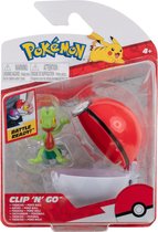 Pokemon - Clip 'N' Go - Treecko + PokÃ©ball ( 37715 )