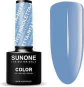SUNONE UV/LED Hybride Gellak 5ml. – N13 Nikoletta - Blauw, Lichtblauw - Glanzend - Gel nagellak