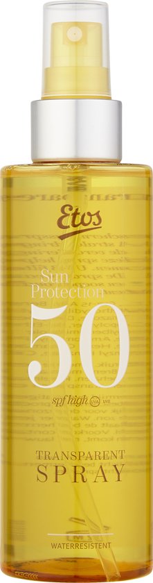 Etos Zonnebrand - Waterproof - SPF 50 - Transparant - 200 ML