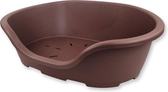 Foto: Topmast strong perla kunststof hondenmand 102 cm bordeauxrood hondenmanden dierenmanden