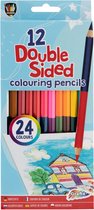 Kleurpotloden Dubbelzijdig - 24 kleuren - Tekenen - voor Kinderen en Volwassenen