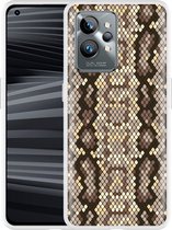Realme GT2 Pro Hoesje Snakeskin Pattern - Designed by Cazy