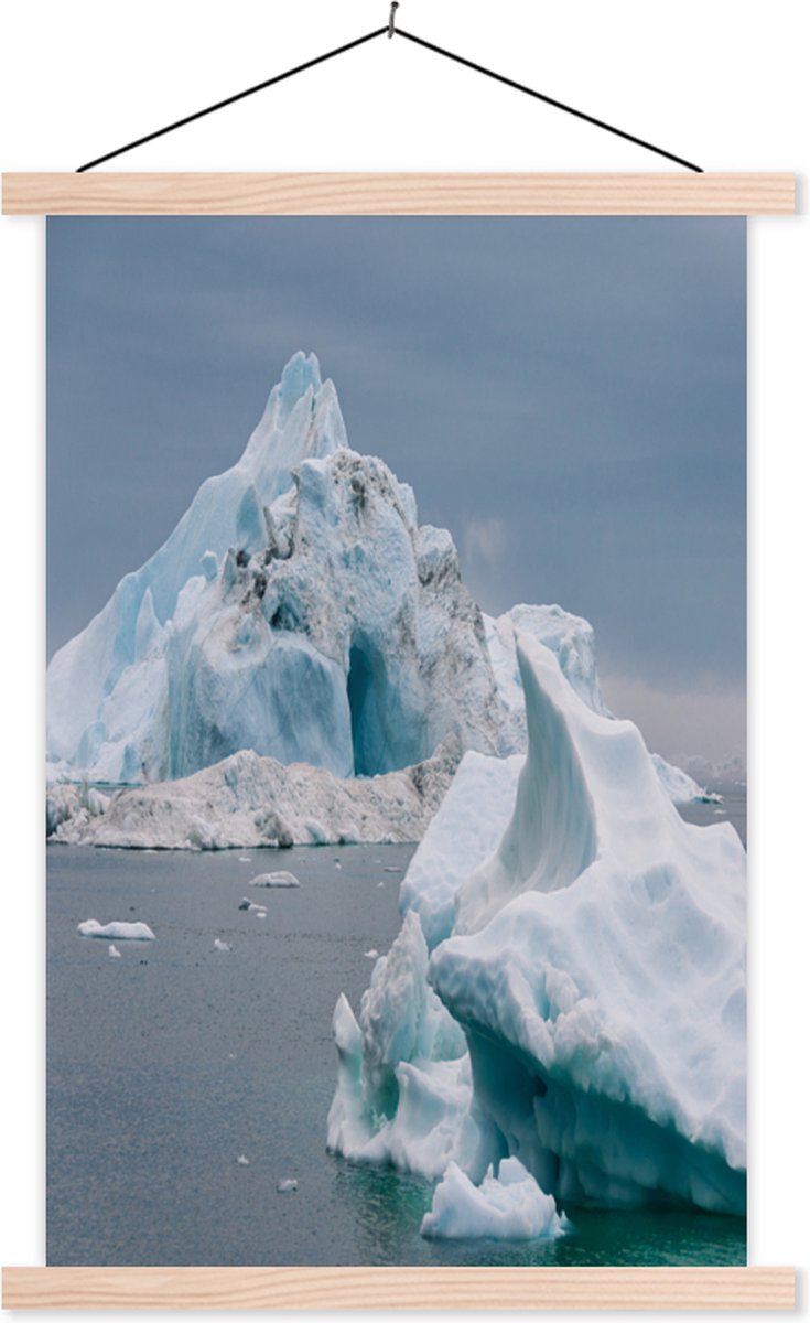 Porteaffiche avec affiche Affiche scolaire Calotte glaciaire Hiver Nature
