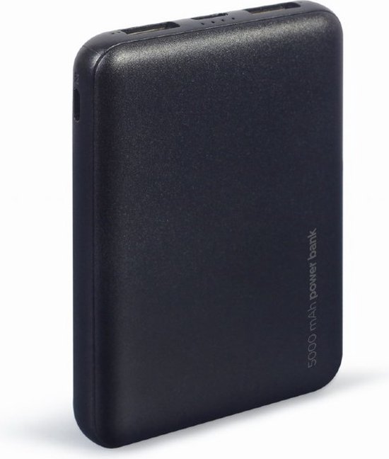 Gembird powerbank 5.000 mAh - Zwart - PB05-02