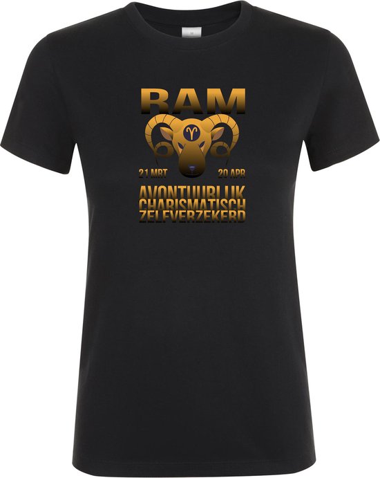 Klere-Zooi - Sterrenbeeld - Ram - Dames T-Shirt - 4XL
