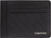 Calvin Klein - Minimalism mo ID cardholder - RFID - heren - black tonal mono