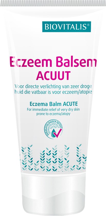 BIOVITALIS - Eczeem Balsem Acuut - Directe verlichting van zeer droge huid - 100% natuurlijk - 150 ml